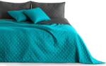 DecoKing Ágytakaró AXEL grafitszürke sima mikroszálas 240x260 DecoKing