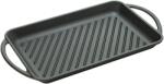 Cattara öntöttvas füles grill serpenyő, 33×21, 5 cm