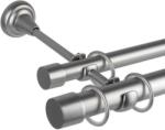  Fém Galéria Rúd - Dupla - 400 cm - Ezüst