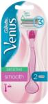 Gillette Venus Smooth Sensitive női Borotva + 2db borotvabetét (81743526)