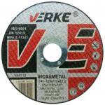 VERKE Rozsdamentes acél/fém vágótárcsa, 125mm, V44112, Verke