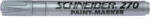 Schneider Marker cu vopsea Schneider Maxx 270, varf rotund 1-3mm - argintiu (S-127054) - forit