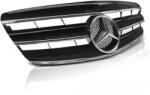 Mercedes W221 Hűtőrács - CL Stílus - Fekete Króm (GRME31)