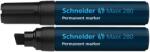 Schneider Permanent marker Schneider Maxx 280, varf tesit 4+12mm - negru (S-128001) - forit