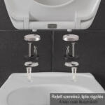 CeraStyle Ibiza WC Ülőke - Matt Szürke - Duroplast