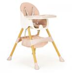 ECOTOYS 2 az 1-ben Etetőszék - Rózsaszín