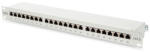 ASSMANN CAT6 Patch Panel - 24 Port, 19" 1U, Árnyékolt, Szürke