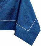 AmeliaHome Asztalterítő Vesta indigókék dombornyomott modern 110x140 AmeliaHome