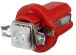  LED Izzó - B8.5 - Piros - 12V 1W SMD
