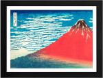 GB eye Afiș înrămat GB Eye Art: Hokusai - Red Fuji (GBYDCO251)