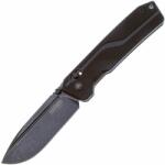  Összecsukható kés, SRM, 7228L-GB, G10 fogantyú, 10Cr15MoV acél, fekete