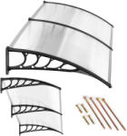 ModernHOME bejárati Előtető dupla polikarbonát borítással 200x100cm