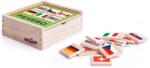 Woodyland Joc de memorie din lemn Woody - Steaguri (93058) Figurina
