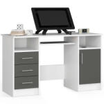 AKORD Furniture Ana Íróasztal, fehér-szürke (IP0PANABIASZA)