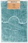 AmeliaHome Fürdőszobaszőnyeg BATI szín kék motívum modern 50x80+40x50 ameliahome