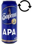 Soproni APA szűretlen felsőerjesztésű sörkülönlegesség 5, 5% 500 ml
