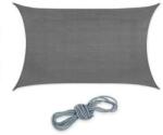  Napvitorla - Árnyékoló - HDPE - 5x7m - Sötétszürke