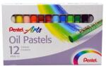 Pentel Pasteluri de ulei, PENTEL, "Arts", 12 culori diferite PHN-12U (PHN-12U)