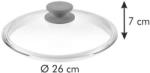 Tescoma UNICOVER fedő sütőbe ø 26 cm (619086.00) - pepita