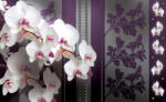  Orchidea Fotótapéta - Elegáns Design - 368x254 cm - 4 részes