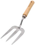  3 ágú kis villa (H12, 5 cm) 410 rozsdamentes acél, FSC fa nyéllel - H30 x 8 cm (6020339 - 6020339)