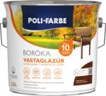 Poli-Farbe Boróka Oldószeres Vastaglazúr 2, 5l_lb06 Világos Teak
