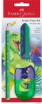 Faber-Castell Jumbo Dinosaur HB set de creioane grafit triunghiulare (FC111529)