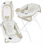  Premium Összecsukható kád hőmérővel és anatómiai támasztékkal + állvány - Ola Beige - pepita - 39 990 Ft