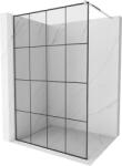 Mexen Kioto Walk-in Zuhanyfal - 130x200 cm - Fekete (5907709132924)