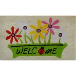 Praktiker Living Lábtörlő Kókusz 75x45cm Welcome Minta Tavasz