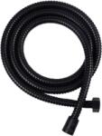 Quadrat Night black fém fekete 150cm gégecső 1 normál és 1 kúpos hollandival