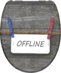 SCHÜTTE Offline Wc-ülőke, Duroplaszt, Műanyag Zsanér, Lecsapódásgátlós, Mintás