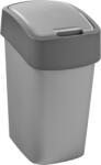 Keter " Pacific Flipbin" Billenő Fedeles Szemetes Műanyag 9l Szürke-ezüst