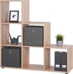 finori Bergamo1 Lépcsős Polc Sonoma Tölgy 6 Rekesz 116x118x33cm