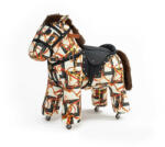  King Home Hobby Horse Pony Gyerekfotel Lovas Mintás (KHM-KH1501100352) - pepita