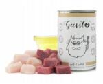 Gussto Cat Fresh Calf & Rabbit nedves macskaeledel borjúhús és nyúl 12x400g