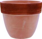 Degrea Agyag Virágcserép Bordázott 30 Cm Antik, M: 25, 9cm