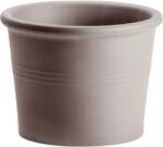 Euganea Vasi Virágcserép Cilinder 40 Cm, Agyag, Szürke