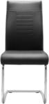 finori Lucky Szék Fekete/szürke 43x98x57cm Műbőr Borítás Krómozott Keret