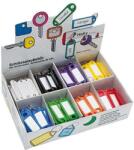 WEDO Kulcscímke display 200 db, S -akasztóval, WEDO, 8 különböző színben (2628034) - pepita