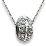 Swarovski Kristályos Ezüst Medál Nyaklánc