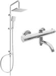 Mexen Tord Kád-Zuhany Szett - Termosztatikus - Króm (5907709181083)