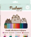 St. Majewski St. Majewski, Pusheen, creioane colorate triunghiular, 18 culori