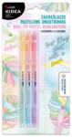 kidea Kidea, marker evidentiator cu doua fete 2in1, pastel, 6 culori