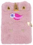 Astrabag Astrabag, jurnal A5 cu lacatel, 80 foi, Fluffy Unicorn