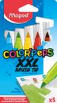 Maped Maped, Colorpeps Brush Jumbo XXL, carioci, 5 culori