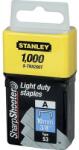 Stanley by Black & Decker A típusú tűzőkapcsok 10mm 1000 db. 1 db Stanley by Black & Decker 1-TRA206T (1-TRA206T) (1-TRA206T)