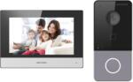 Hikvision DS-KIS603-P Egylakásos IP video-kaputelefon szett, DS-KV6113-WPE1(C) + DS-KH6320-WTE1 + 2 db tápegység (DS-KIS603-P(C))