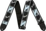 Fender 2'' Monogrammed Black/Light Grey/Blue Curea de chitară (0990681502)
