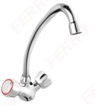 FERRO Standard álló konyhai mosogató csaptelep, hagyományos, tekerős / kétgombos kivitel, króm, BST4